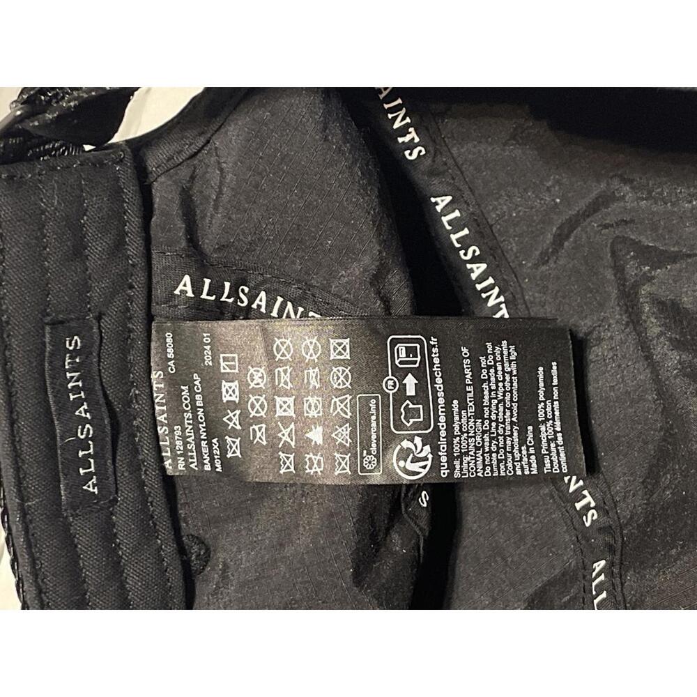 All Saints Men's Black Performance Cap - Picture 4 of 4